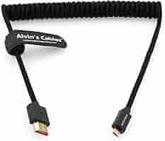 Amazon | Alvin's Cables 8K 2.1 Micro-HDMI - HDMI 編組コイル